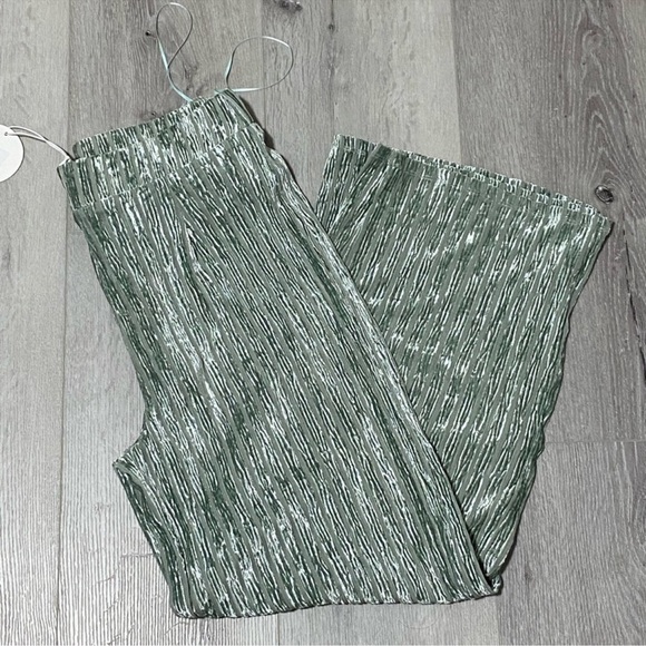 Crushed velvet pants set - Picture 3 of 7